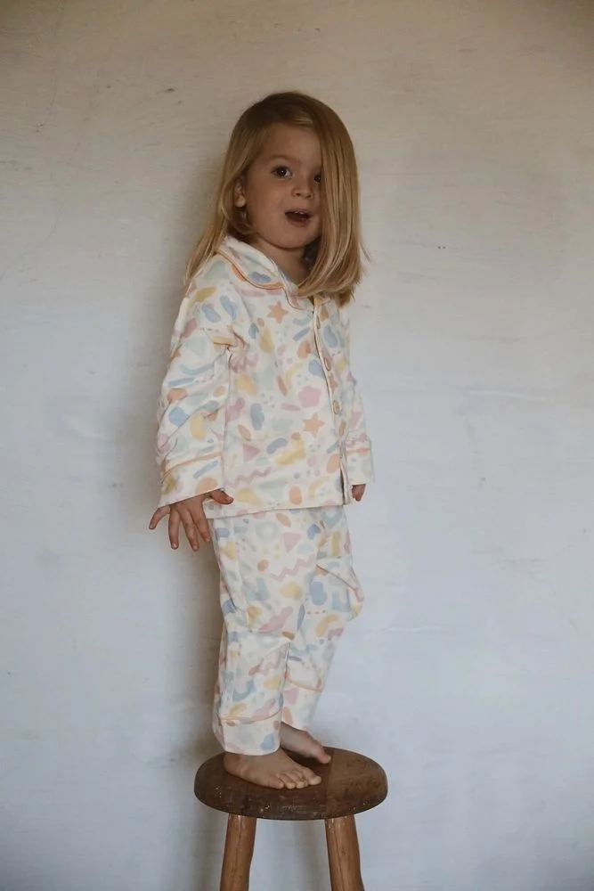 اوهلالا كوالا Colorful Printed Baby Kids Pajama Set