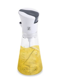 ZYMTA Oil Dispenser, Salad Dressing Mixer for Homemade Salad Dressings, Dressing Bottle with Button to Mix and Pour Spouts  - Image 1