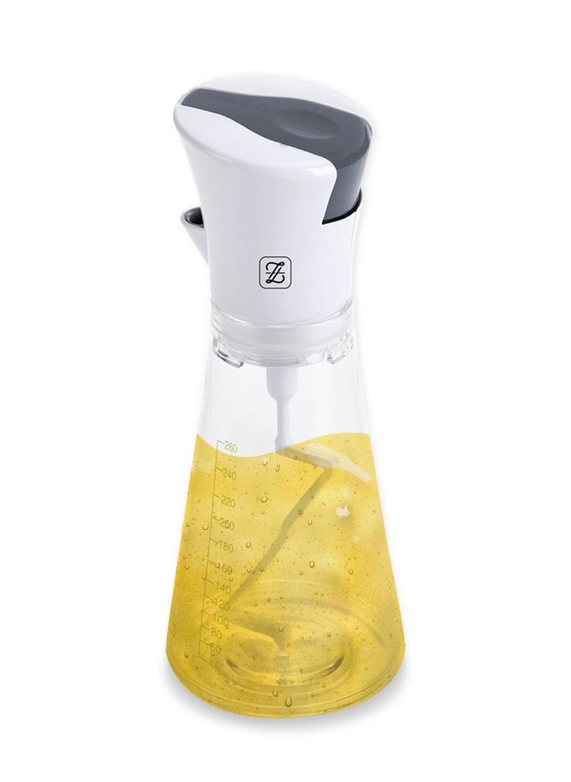 ZYMTA - Oil Dispenser, Salad Dressing Oil Bottle  Mixer for Homemade Salad Dressings, Dressing Bottle with Button to Mix and Pour Spouts - Image 1
