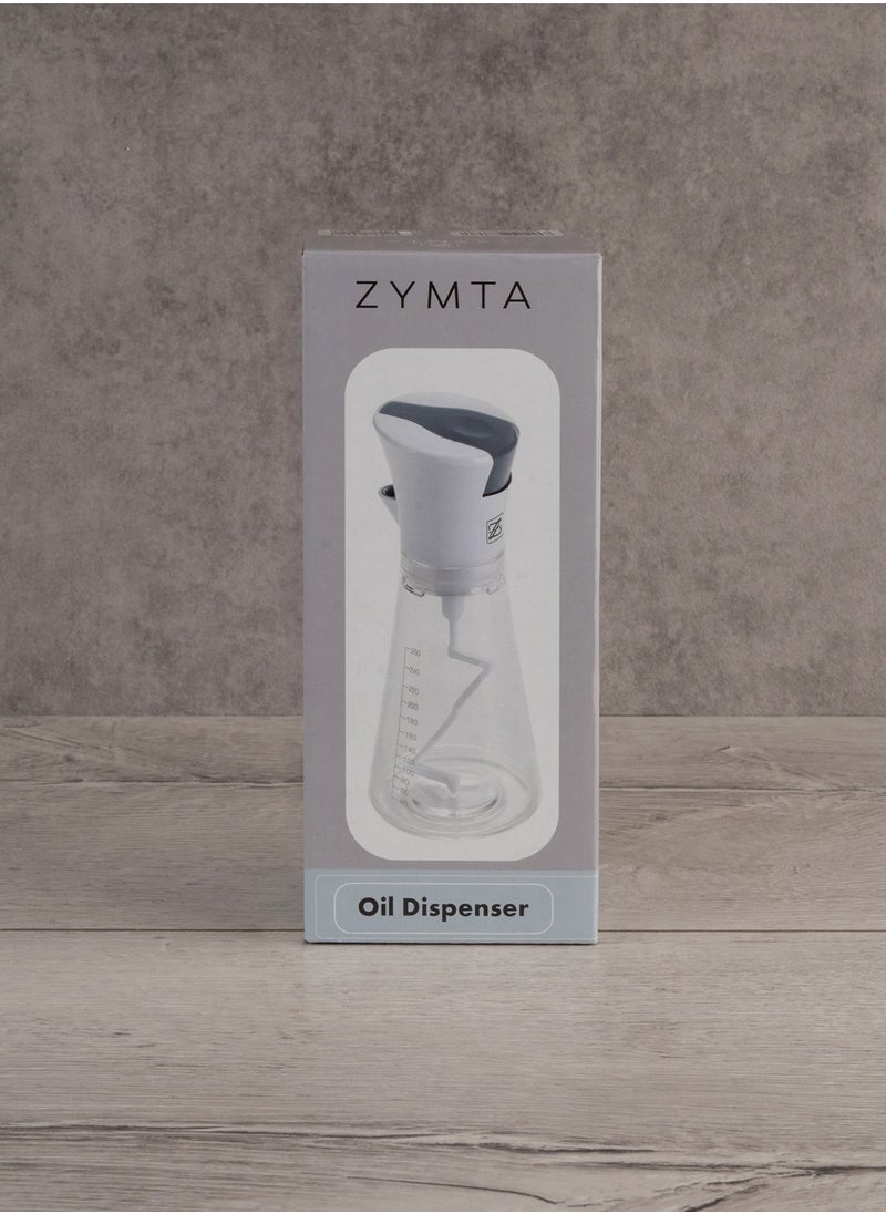 ZYMTA - Oil Dispenser, Salad Dressing Oil Bottle  Mixer for Homemade Salad Dressings, Dressing Bottle with Button to Mix and Pour Spouts - Image 1
