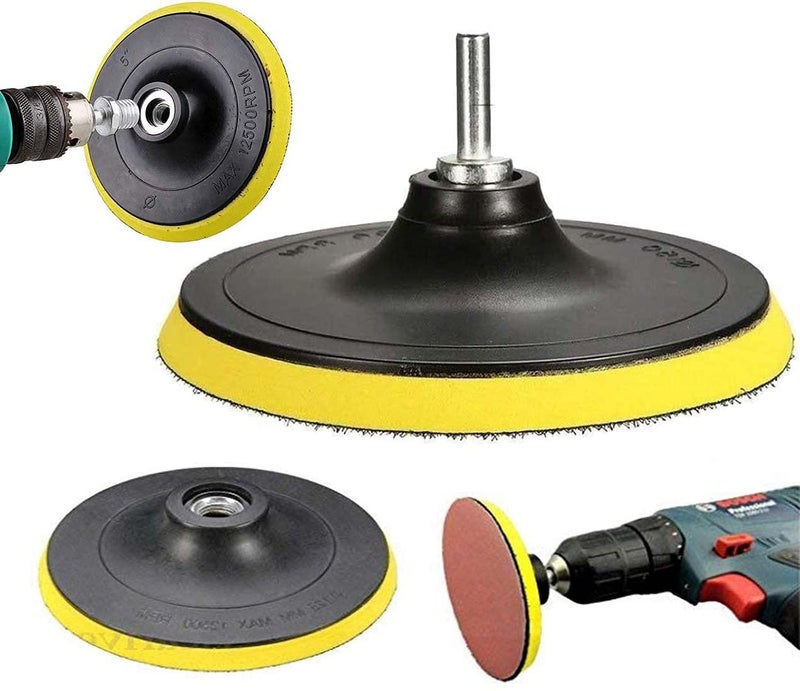 DIY Crafts DIY Crafts 1x, 3"inch, Wool & Felt Waxing Sponge & Felt Pads Buffing Polishing Pad Car Polisher Kit Drill Adapter (3-7" inch Backing Pad + Universal (1x, 3"inch)  - Image 1