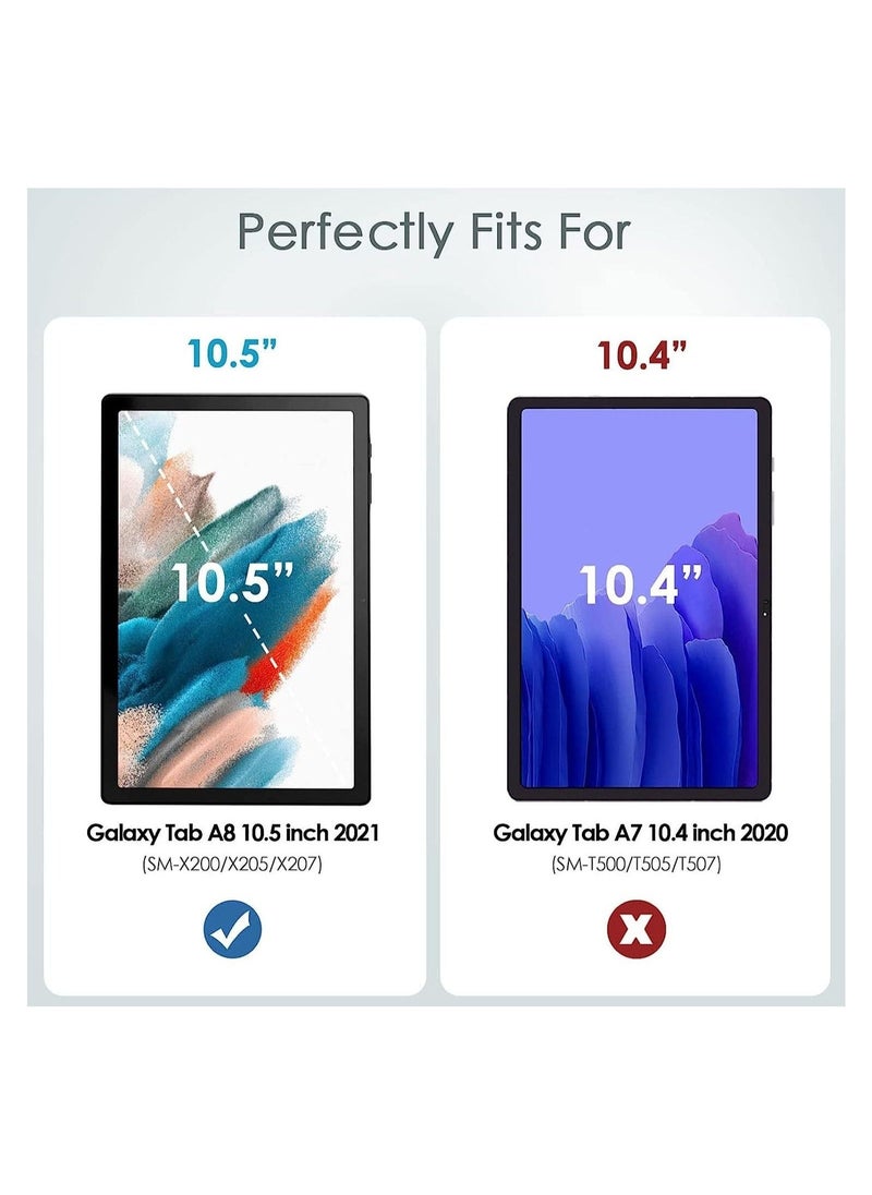 Clear Case for Samsung Galaxy Tab A8 10.5 Inch 2022 (-X200/X205/X207), Shockproof Silicon Protective Skin Case/ Slim Back Cover - Image 5