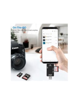 OUYoo OUYoo SD Card Reader, 6-in-1 USB C/Micro/USB Memory Reader Camera Viewer, USB 3.0 SD Card Reader Adapter Used for SD-3C SD Micro SD TF SDXC SDHC MMC RS-MMC Micro SDXC Micro SDHC UHS-I  - Image 4