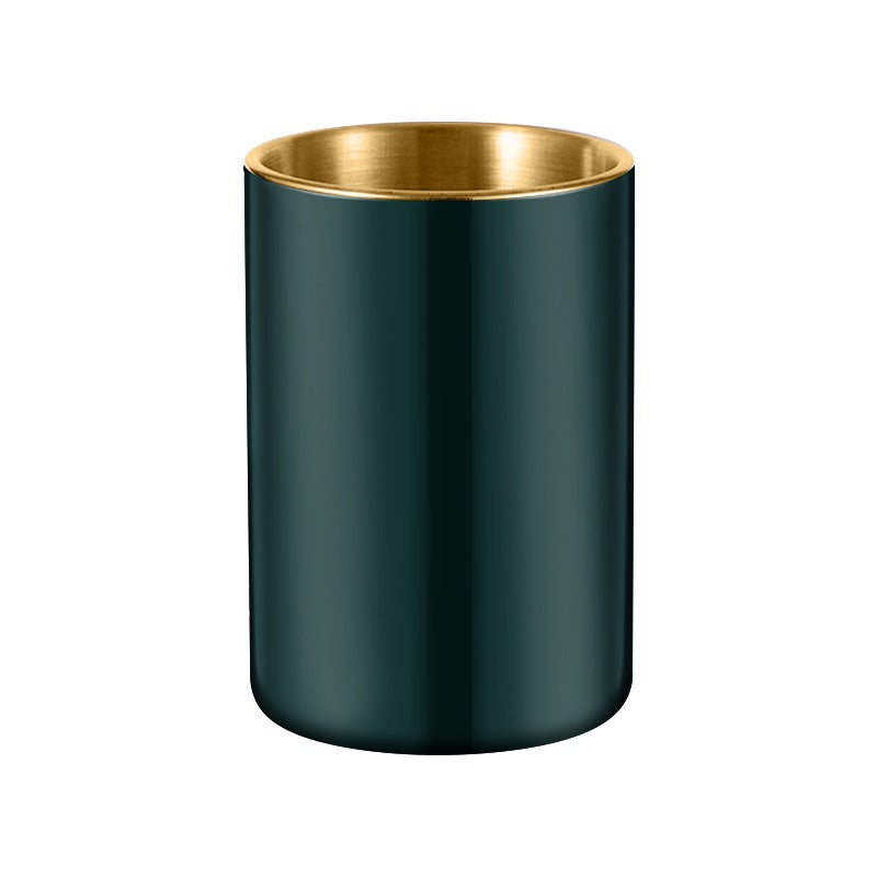 Funnel Ashtray Stainless Steel Thickened Home Office El Personalized Gift Advertising Logo Ashtray Anti-Fly Ash - Image 1