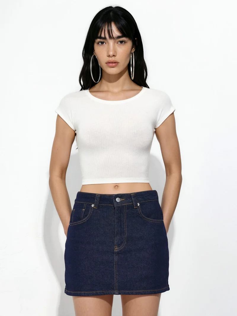 HICCUP Denim Skort
