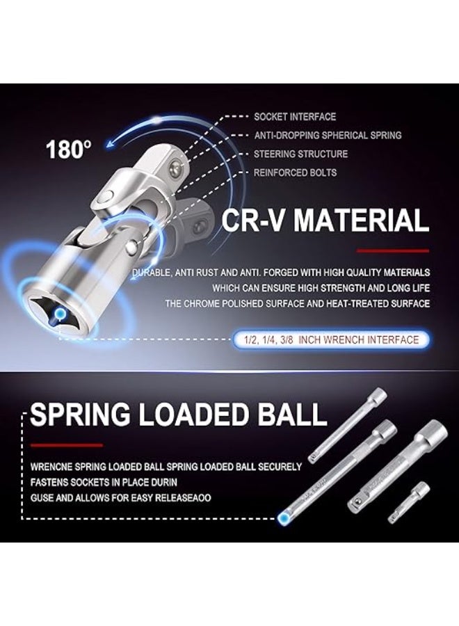 Manful Precision 121 Pcs Ratcheting Screwdriver & Socket Bit Set – Repair Tool Kit with Magnetic Driver, Multi-Tool Screwdriver Tool Set with Box Alloy Steel Small Electric - Image 5