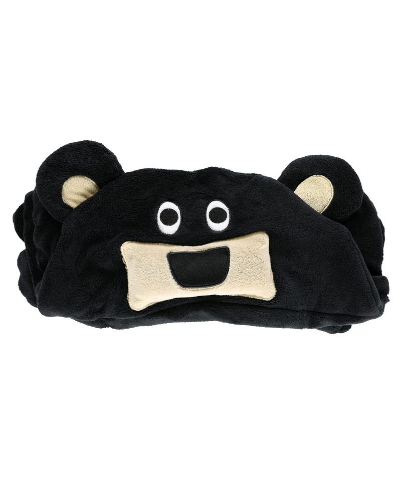 Lazy One Wearable Hooded Blanket for Kids, Animal Hooded Blanket (Bear) - Image 2