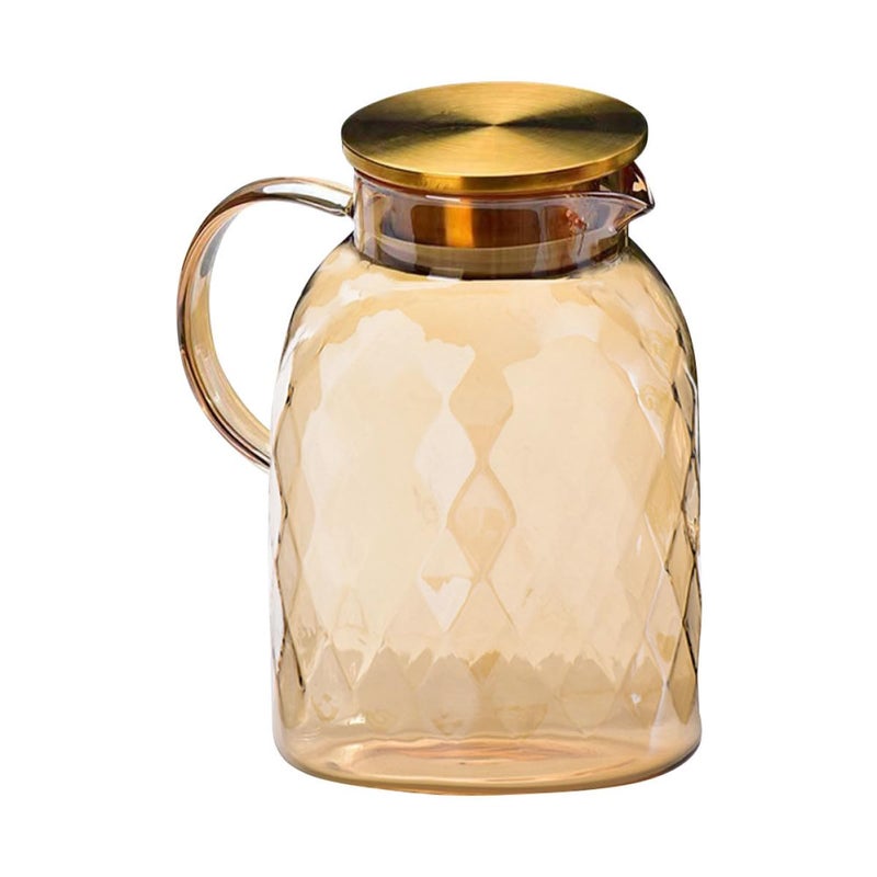 Large Capacity 1800ml Glass Cold Water Jug Pitcher For Kitchen And Dining - Image 2