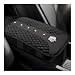Yourkar Bling Crown Car Center Console Mats AntiSlip and Waterproof Crystal Car Armrest Pad Protector Universal Rustproof Armrest Decor Cushion for Cars SUVs Car Accessories Black - Image 2