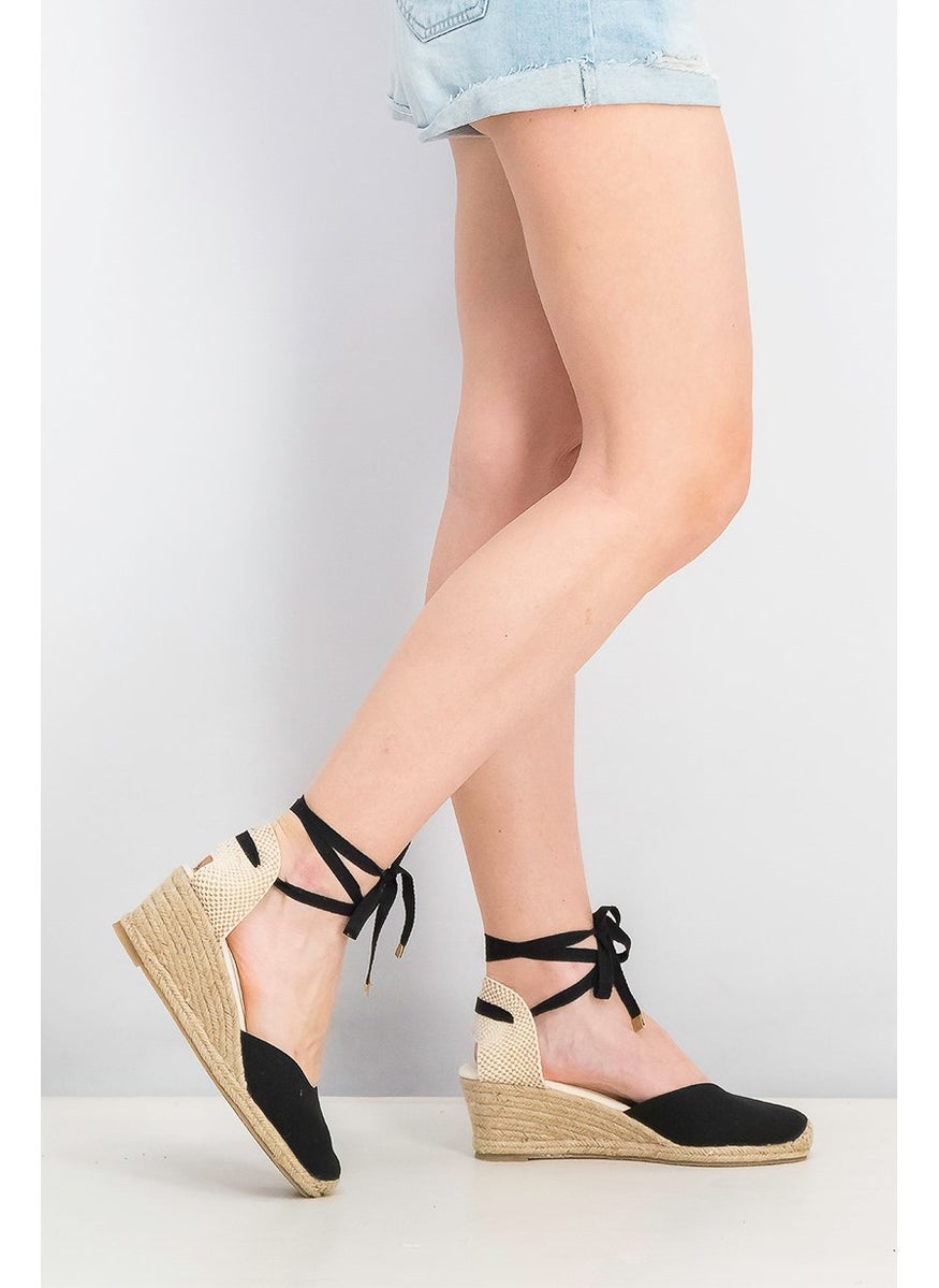 Tchibo - Women Tie Wedges, Black - Image 1