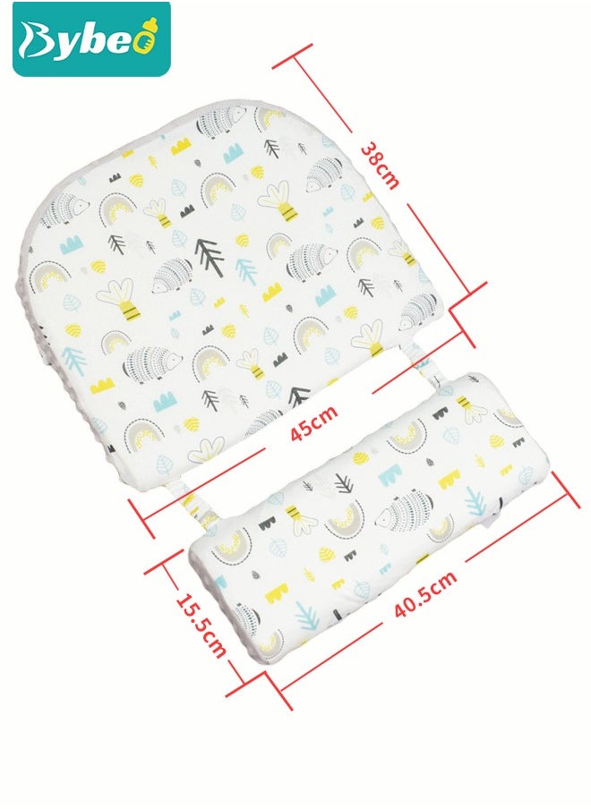Bybeo - Infant Nursing Pillows, Baby Crib Wedge Pillow, Infant Sleeping Wedge Pillow Anti Vomit Milk Pillows 15-Degree Incline for Better Night's Sleep, Prevent Sliding - Image 1