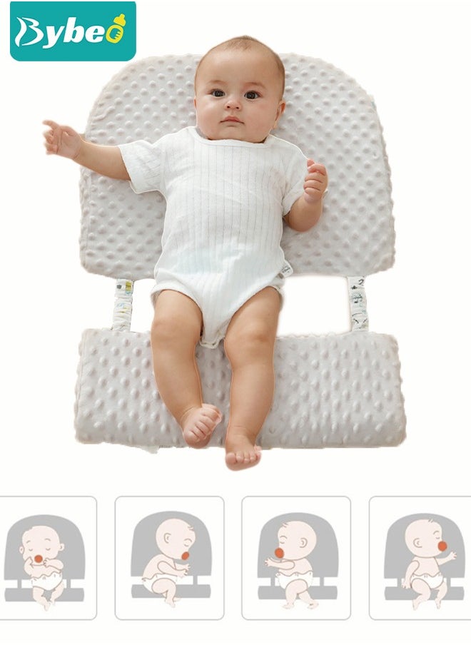 Bybeo - Infant Nursing Pillows, Baby Crib Wedge Pillow, Infant Sleeping Wedge Pillow Anti Vomit Milk Pillows 15-Degree Incline for Better Night's Sleep, Prevent Sliding - Image 1