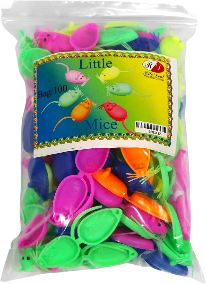 House Brand Mice Themed Plastic Keepsake Box for Baby Teeth  Fun and Easy Tooth Fairy Treasure  Teeth Storage Holder Baby First Lost Tooth Saver  Dental Office Giveaways Pack of 100 Assorted Mice Boxes - Image 1