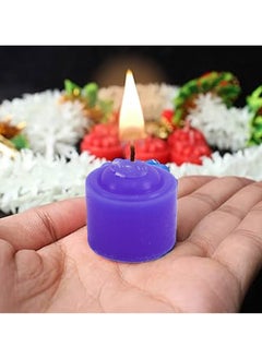 AL QADAH Scented Wax Tea Light Candles Smokeless, Long Burn Time, Pack of 4 Pcs | Lemon, Rose, Blueberry & Strawberry Fragrances | Perfect for Home, Weddings, and Home Decor  - Image 2