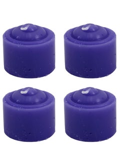 AL QADAH Scented Wax Tea Light Candles Smokeless, Long Burn Time, Pack of 4 Pcs | Lemon, Rose, Blueberry & Strawberry Fragrances | Perfect for Home, Weddings, and Home Decor  - Image 4