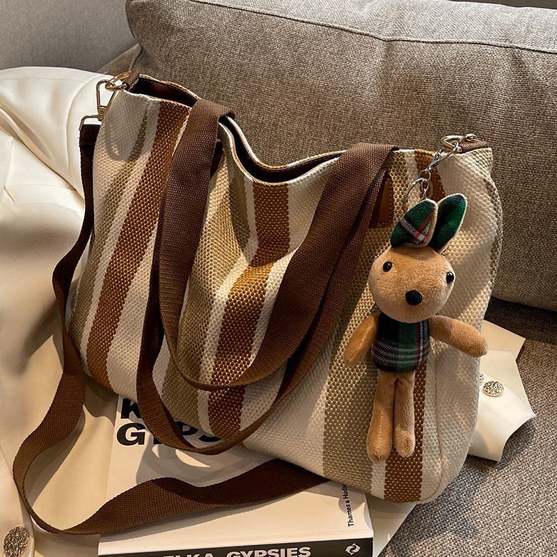 Women's Canvas Shoulder Tote Bag - Image 5