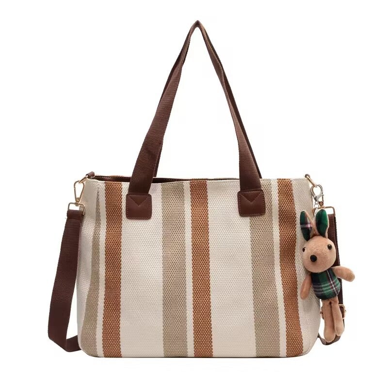 Women's Canvas Shoulder Tote Bag - Image 1