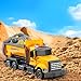LerBao Large Dump Truck Toys for 3 4 5 6 7 8 Year Old Boys Lights and Sounds Truck Vehicles Toy for Kids Childs Toddlers Christmas Birthday Gift - Image 4