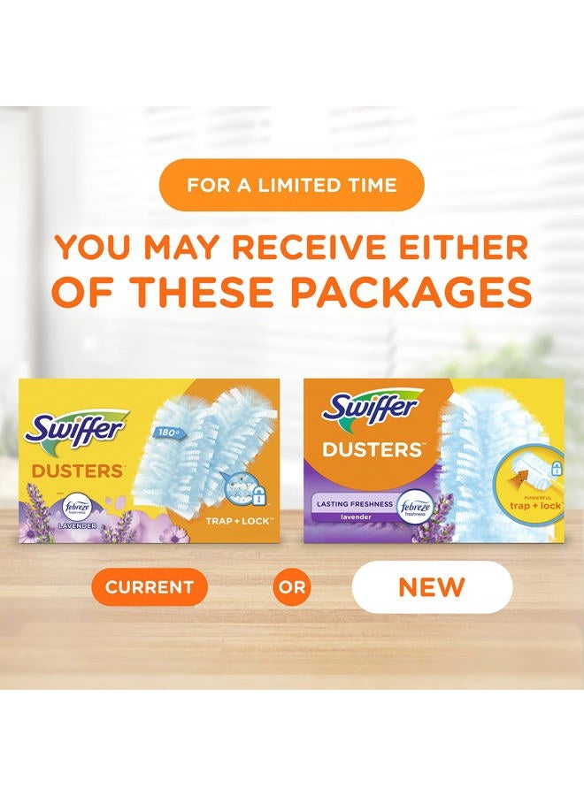 Swiffer Dusters Refill for Cleaning, Feather & Microfiber Duster Disposable Alternative, For Dusting Furniture, Blinds, Ceiling Fans, Walls, Helps Remove Allergens, Lavender, 18ct  - Image 2