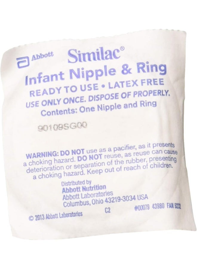 Abbott Nutrition Similac Component Nipple System Infant Nipple and Ring R - Image 2