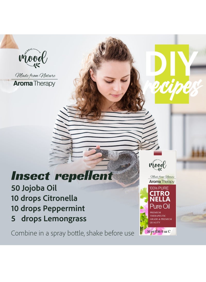 HERBAL mood Citronella Pure Essential Oil 100%  - Image 2