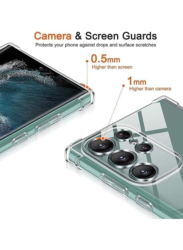 Samsung Galaxy S25 Ultra 5G Transparent TPU Case – Soft, Shock-Absorbent, Reinforced Bumper Corners, Clear Protective Cover for S25 Ultra 5G - Image 5