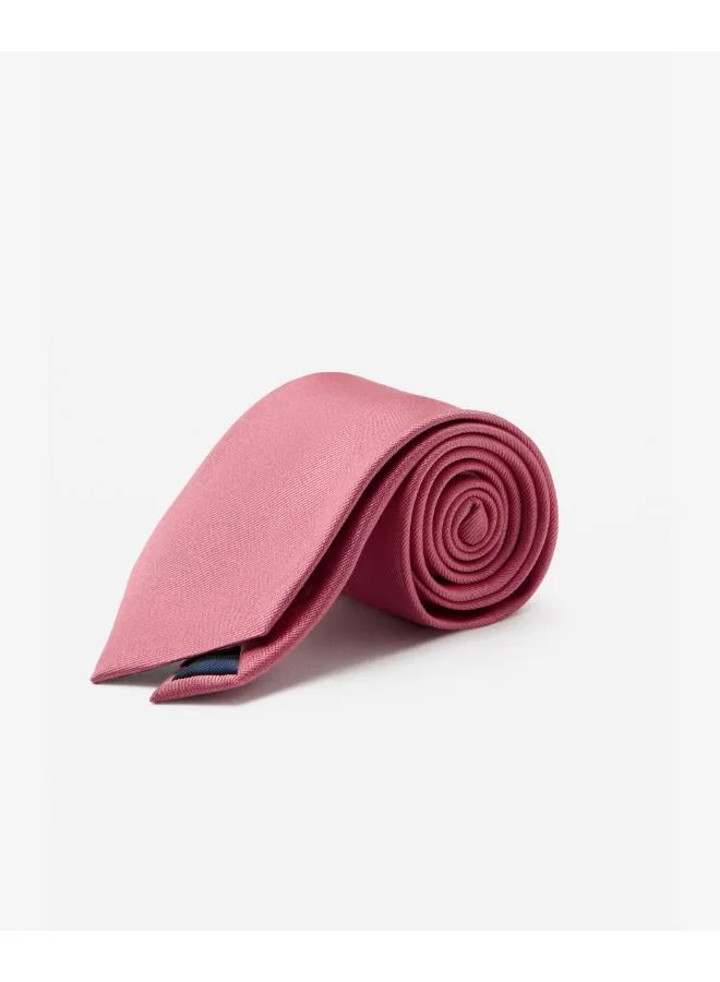 Mango Man  Plain silk tie for Men | Best Price UAE