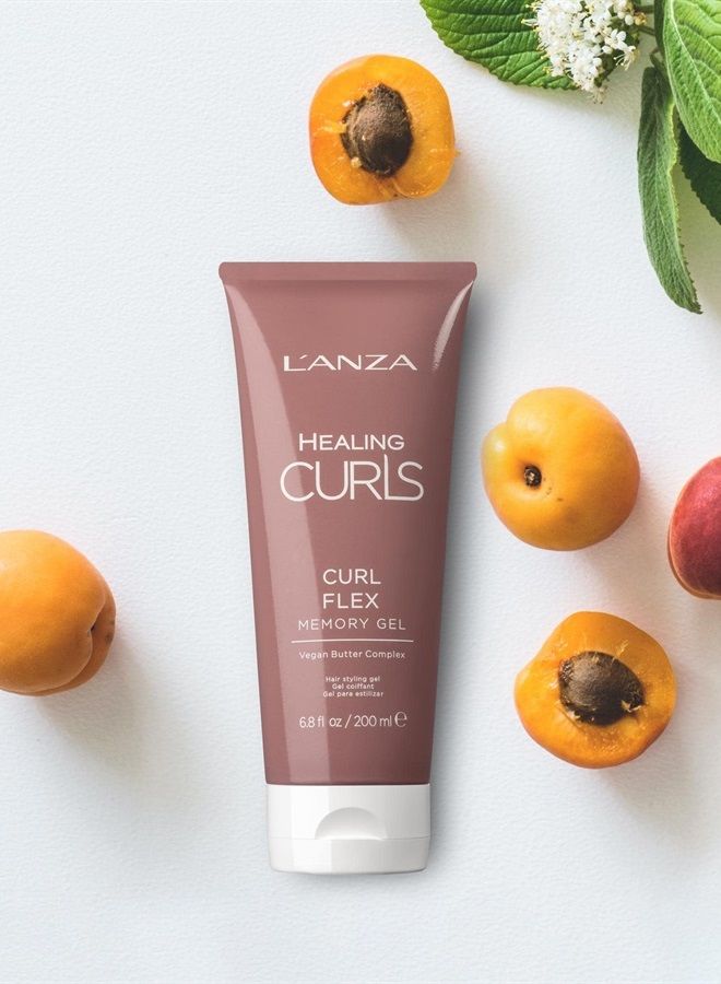 L'anza Healing Curls Curl Flex Memory Gel - Curl Gel for Curly Hair - Creates Strong, Long-Lasting and Touchable Hold with Sulphate Free, Paraben Free Formula (6.8 Fl Oz) - Image 4