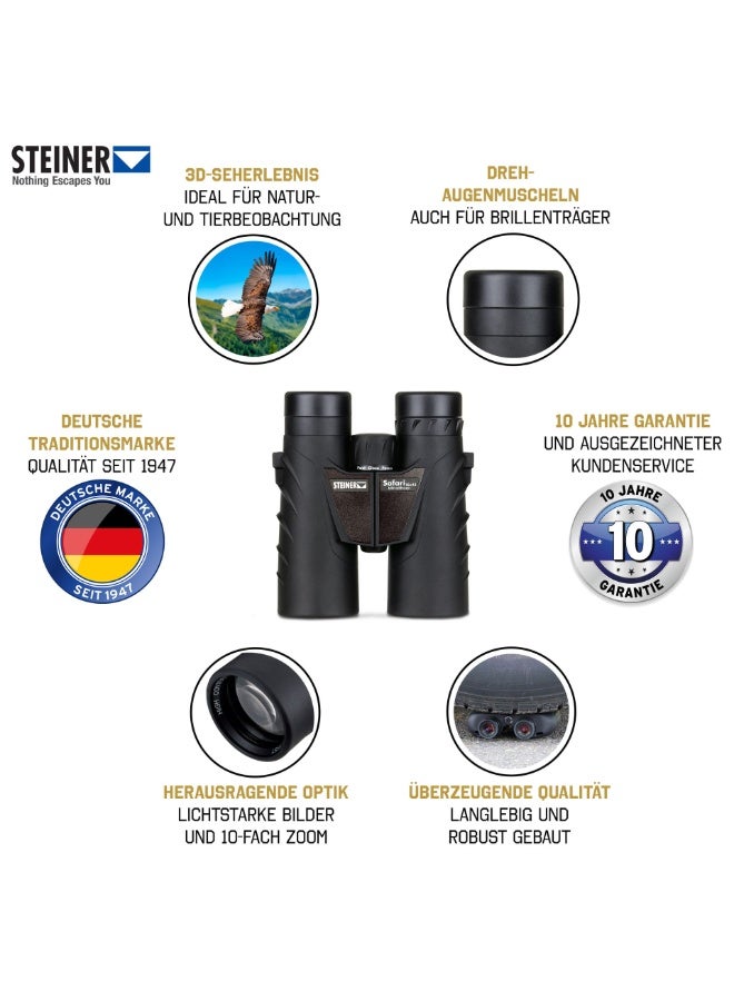 Steiner Safari UltraSharp 10x42 Binoculars - Image 3