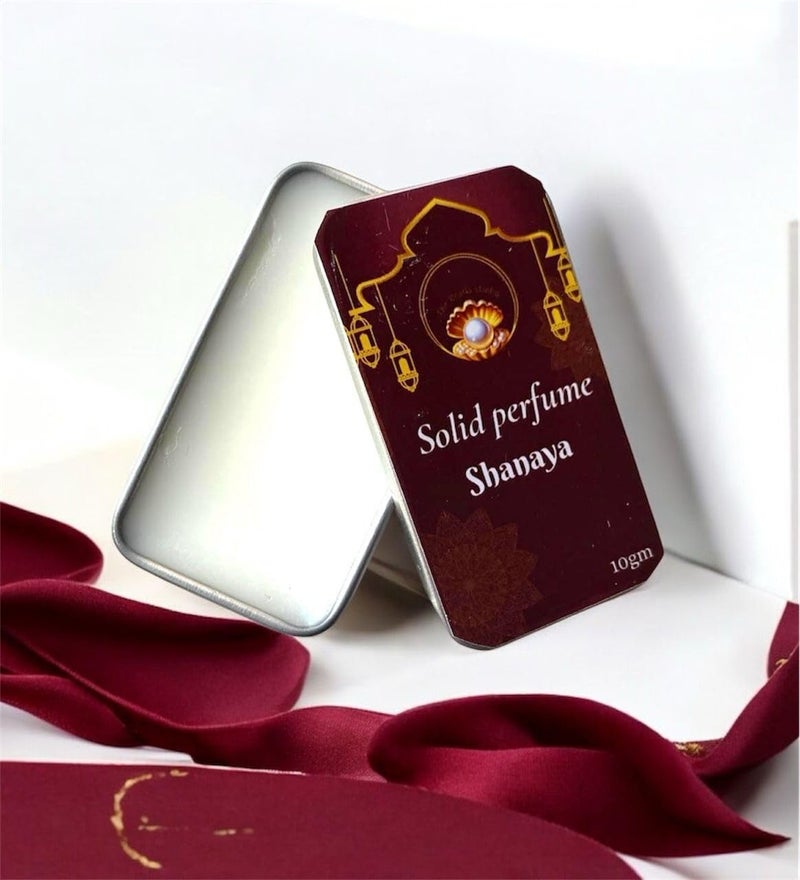 THE PEARLS STUDIO The Pearls Studio Shanaya Solid Perfume Luxury AlcoholFree Fragrance for Everyday Wear LongLasting TravelFriendly Fragrance for Men Women EcoFriendly and Compact Design  - Image 1