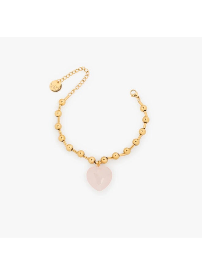 Elegant Rose Gold-Plated Women’s Bracelet – Minimalist Fashion Jewelry for Daily Wear & Special Occasions  - Image 1