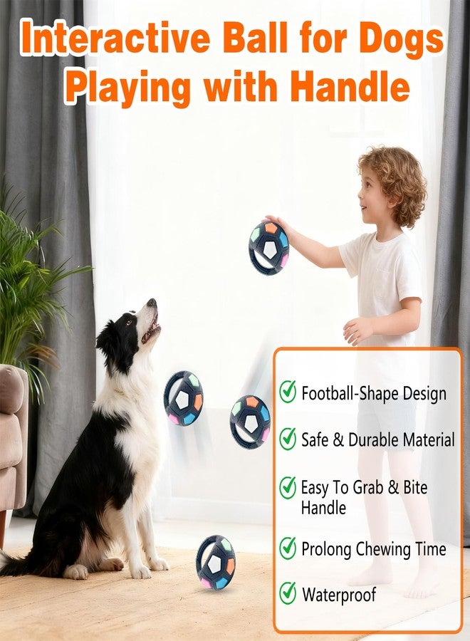 Dog Calming Ball with Handle, Interactive Ball for Pet Dogs Playing, Built-in Yellow Tennis Balls and Squeaky Sound for Small Medium Large Dogs (Clear with Tennis Balls Inside) - Image 4