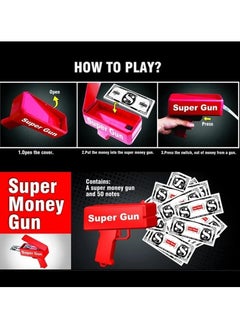 Generic Money with 100 Money - Cool Money Money Shoots Gold Bills for Fun - Handheld Money for Dance, Movies, Games - Super Speed ​​Money Spray , Water and Money Spray Toy - Money Powered by Bills, Mobile Phone Barrage Prop for Boys, Girls, Birthday Gift  - Image 5