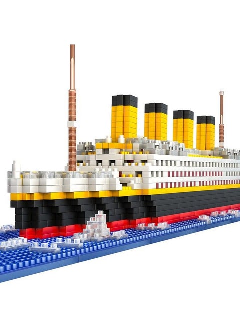 Seasun Titanic Ship Micro Mini Building Blocks Set 1860Pcs 3D Titanic Model Building Set Micro Mini Blocks Diy Bricks Toys Gift For Adults And Kids Age 14+