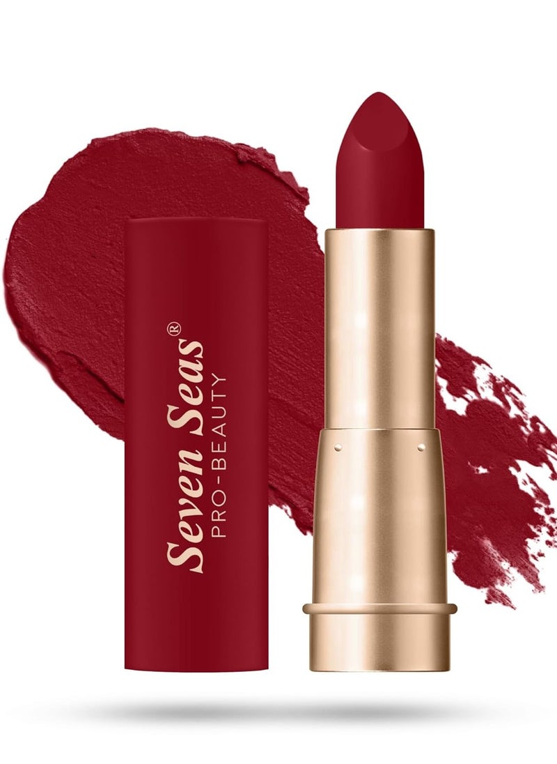 Seven Seas Seven Seas Stay Classy Matte Lipstick Full Coverage Long Lasting Lipstick Smooth Application Transferproof and Smudge Proof  Highly Pigemented Lipstick for Women Sienna  - Image 1