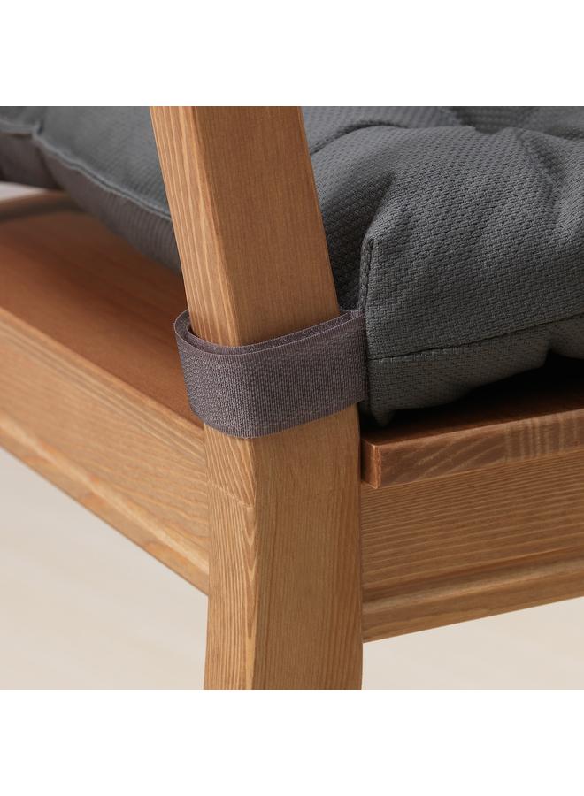 زبون وسادة كرسي، رمادي، 40/35x38x7 سم - Image 3