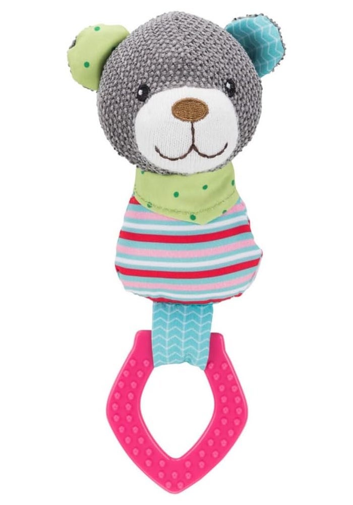 Trixie Junior Bear Ring Fabric Dog Toy - Image 1