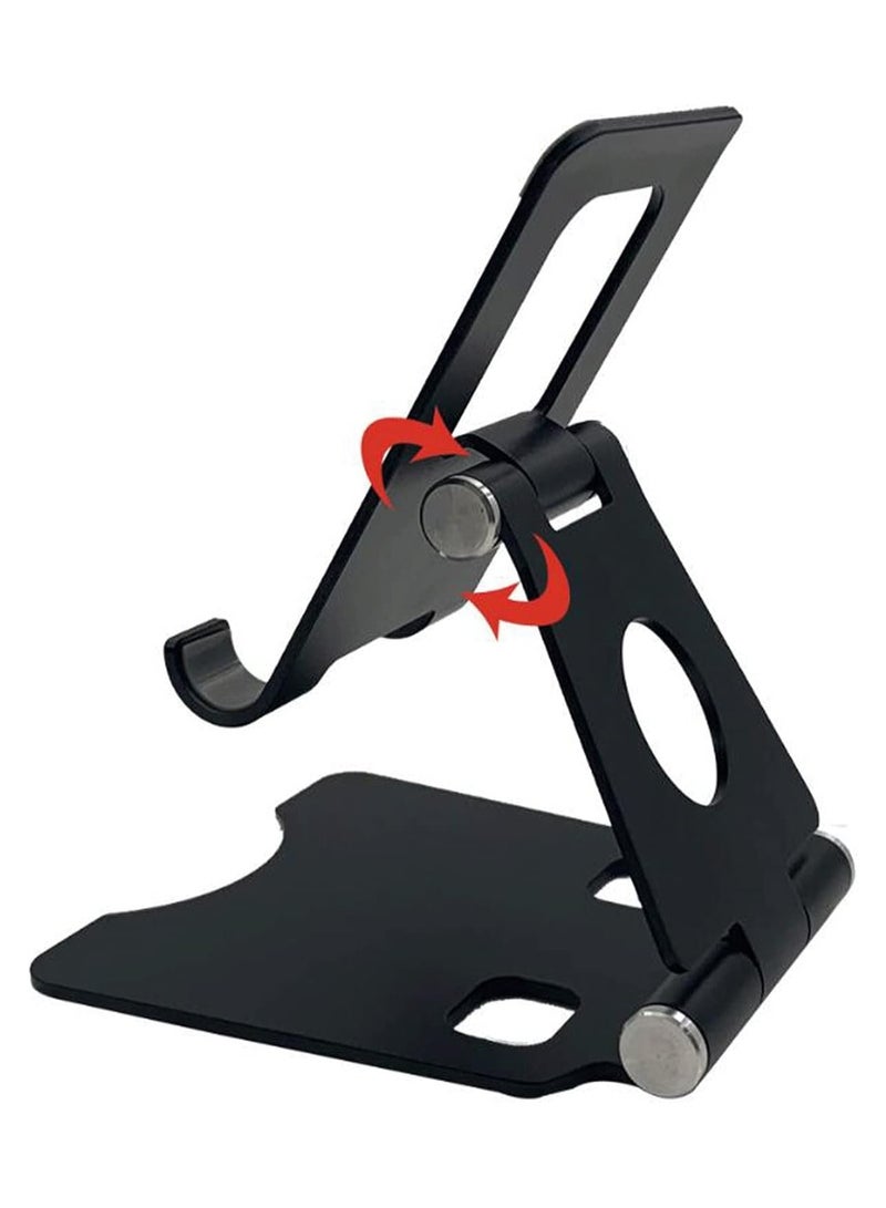 General Desktop aluminum alloy cell phone holder double folding portable lazy stand cell phone tablet computer universal  - Image 3