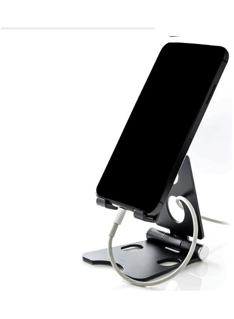 General Desktop aluminum alloy cell phone holder double folding portable lazy stand cell phone tablet computer universal  - Image 4