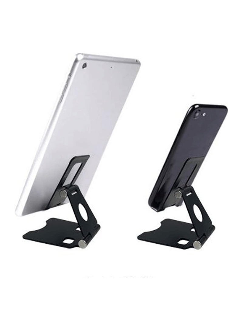 General Desktop aluminum alloy cell phone holder double folding portable lazy stand cell phone tablet computer universal  - Image 5