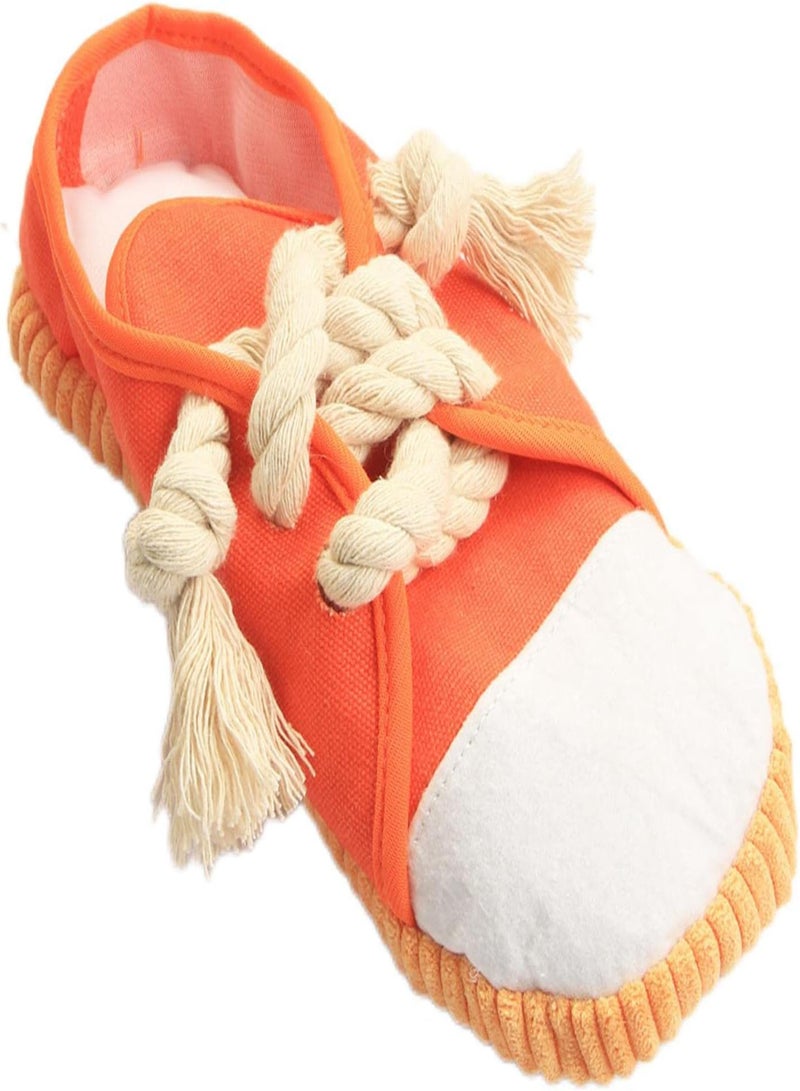 GGOOT Durable Dog Chew Toys | Dog Toy Shoe Safe Squeaky,Squeaky Mini Sneakers Dog Chew Toys, Durable Canvas Puppy Chew Toys, Safe and Interactive Puppy Toys - Image 1
