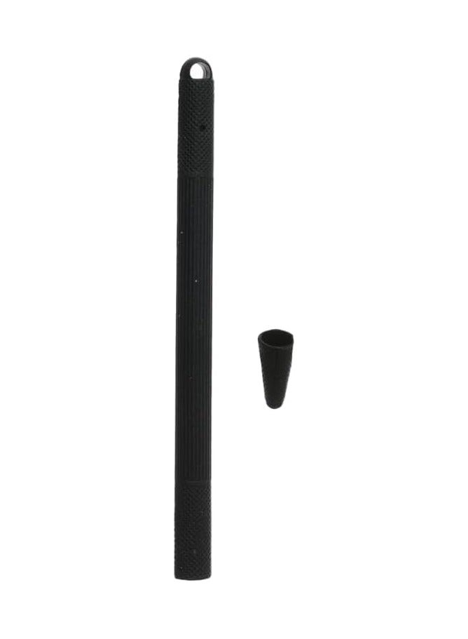 Silicone Sleeve for Apple Pencil 2nd/Pro – Comfortable Grip & Full Protection - Black - Image 1