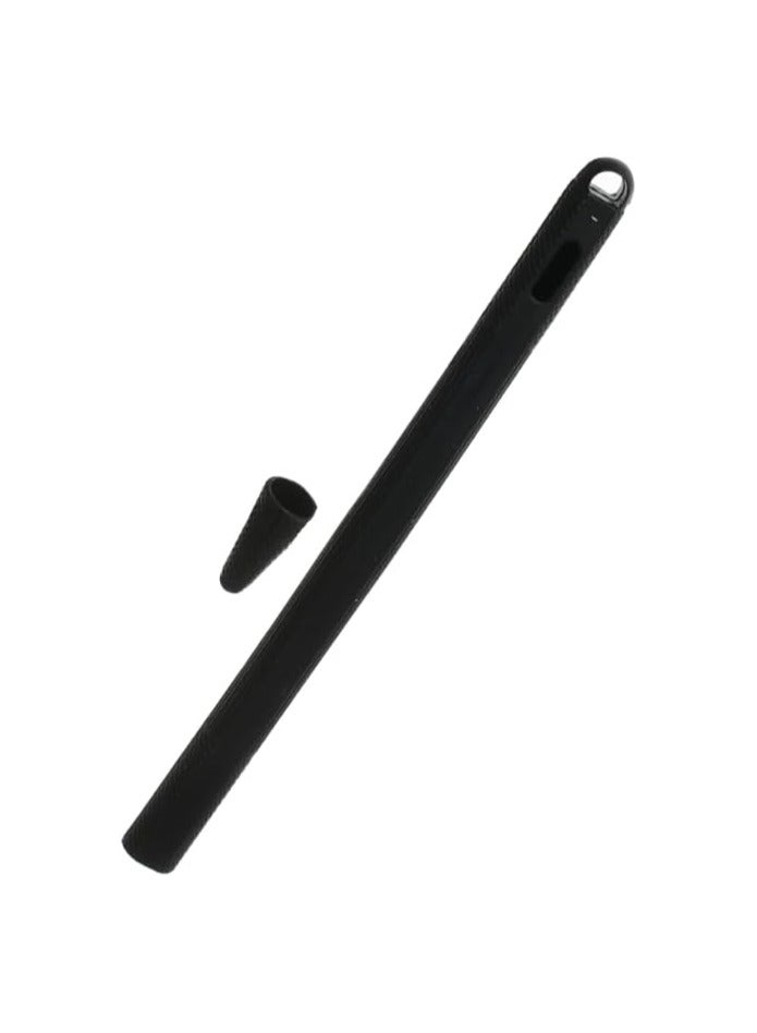 Silicone Sleeve for Apple Pencil 2nd/Pro – Comfortable Grip & Full Protection - Black - Image 2