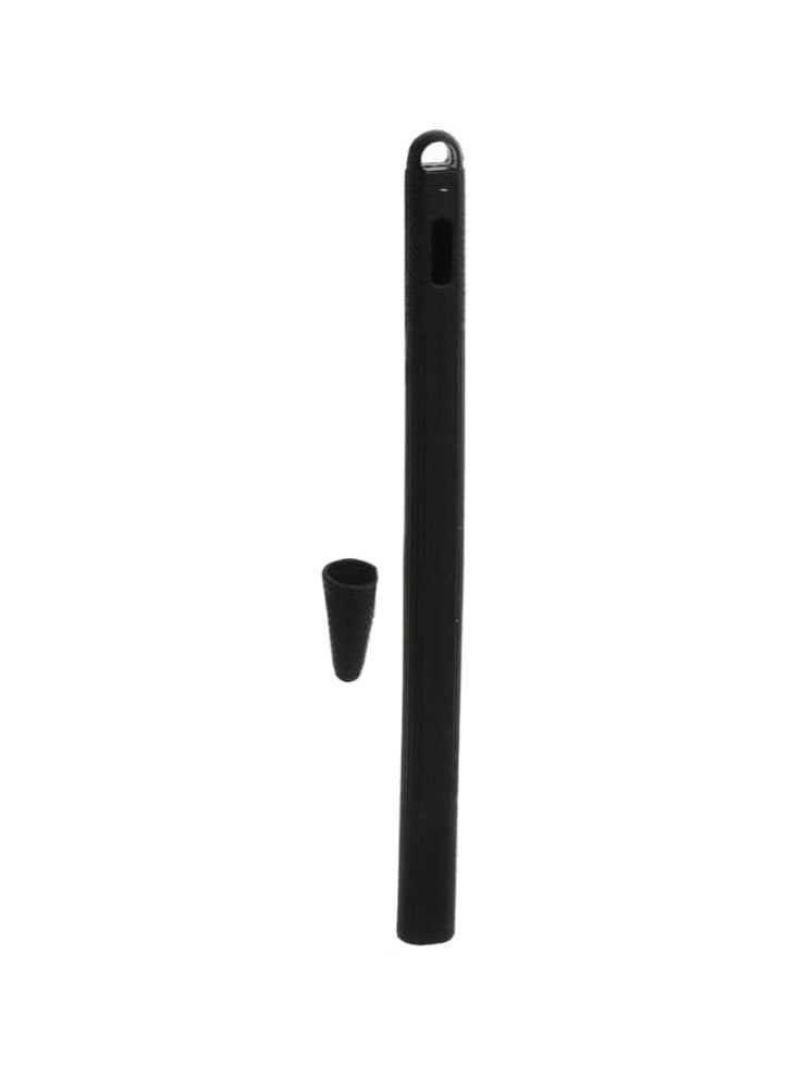 Silicone Sleeve for Apple Pencil 2nd/Pro – Comfortable Grip & Full Protection - Black - Image 3