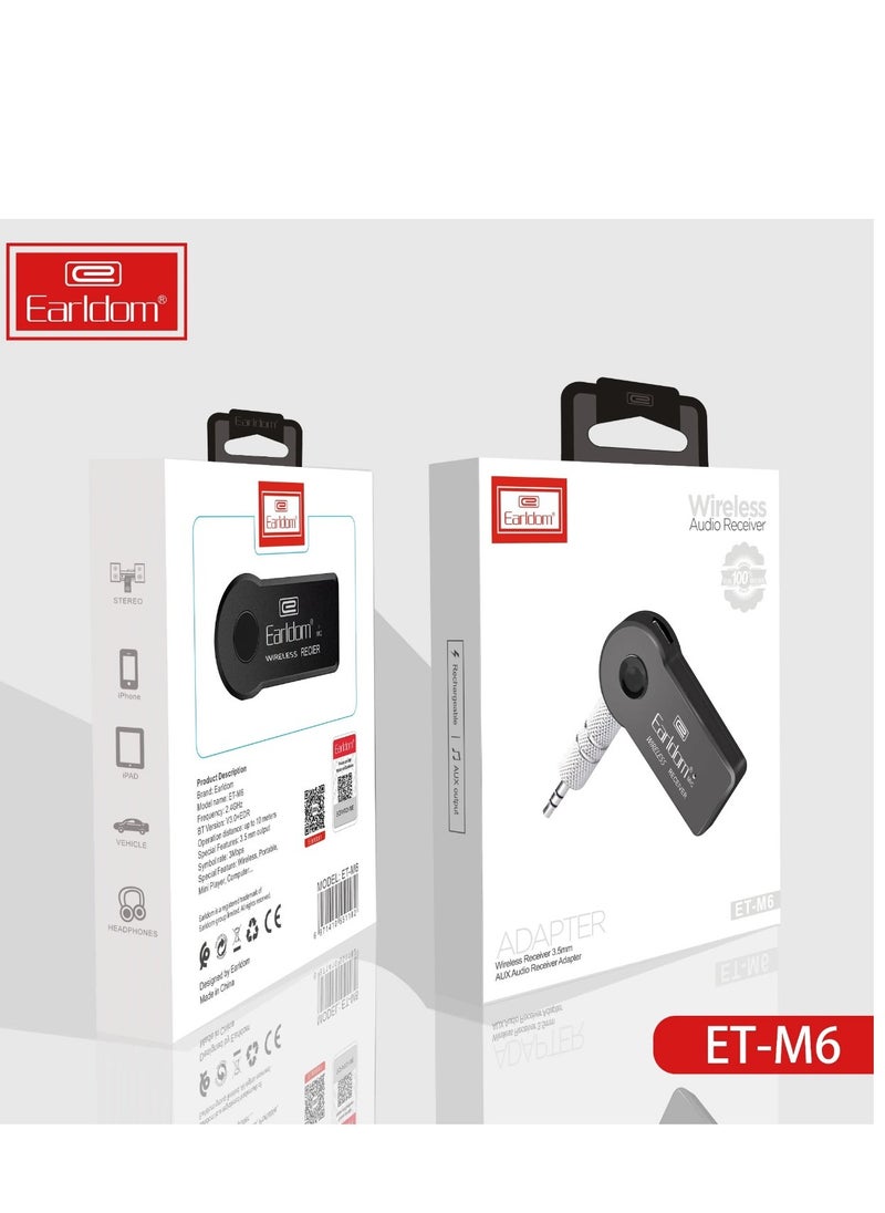 ET-M6 with AUX port and microphone for all devices