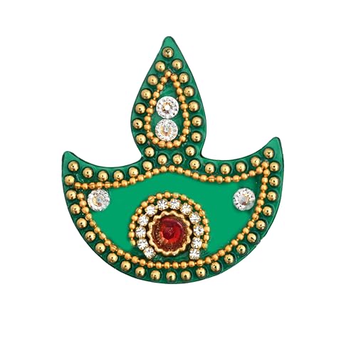 AARGKRAFT Acrylic Handmade Round Rangoli Home Temple Decorations for Diwali, Dusshera Wedding Pooja Festival Size - Very Small - Image 5