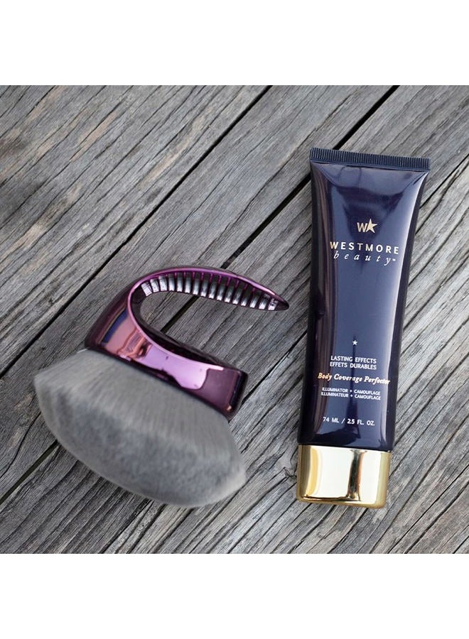 Westmore Beauty Blend & Blur Body Brush - Kabuki Brush For Body, Tanning Brush, Self Tanner Brush, Large Makeup Brush Kabuki Foundation Brush, Self Tan Brush, Body Makeup Brush, Bronzing Brush  - Image 3