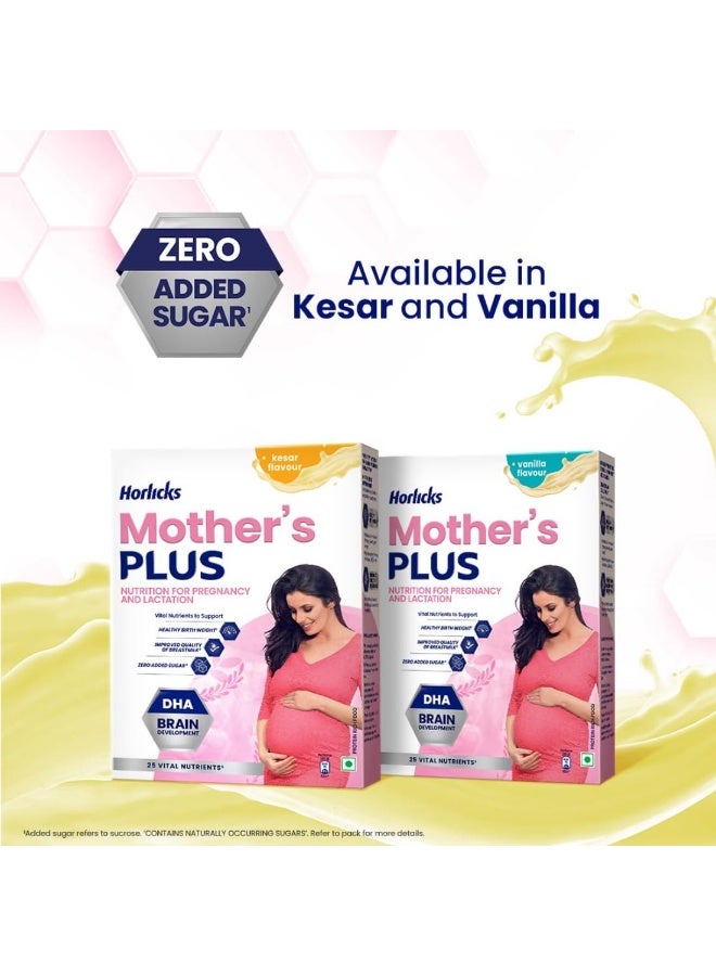 Horlicks Mother's Plus Kesar Refill 400 Powder (Weight May Vary) (Pack of 2), 800 Grams - Image 2