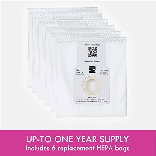 Kenmore 53294 Style O HEPA Cloth Vacuum Bags for Kenmore Upright Vacuum Cleaners 6 Pack - Image 4