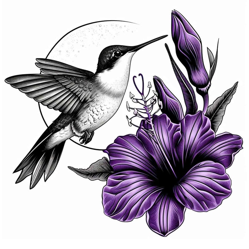 6 Pcs Temporary Tattoos Hummingbird Fake Tattoos For Adult Real Tattoo